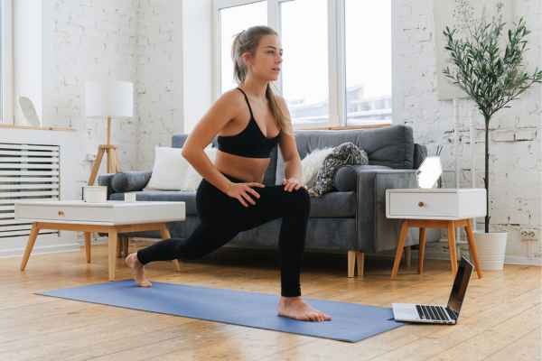Woman exercising confidently after femiwand treatment Hatfield