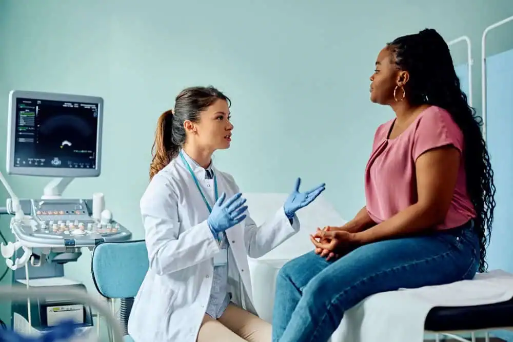 Woman have consultation about vaginal laxity Hatfield